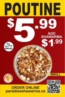 Poutine for just $5.99!