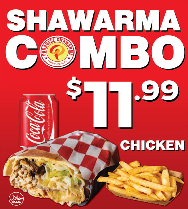 SPECIAL! Chicken Shawarma Combo